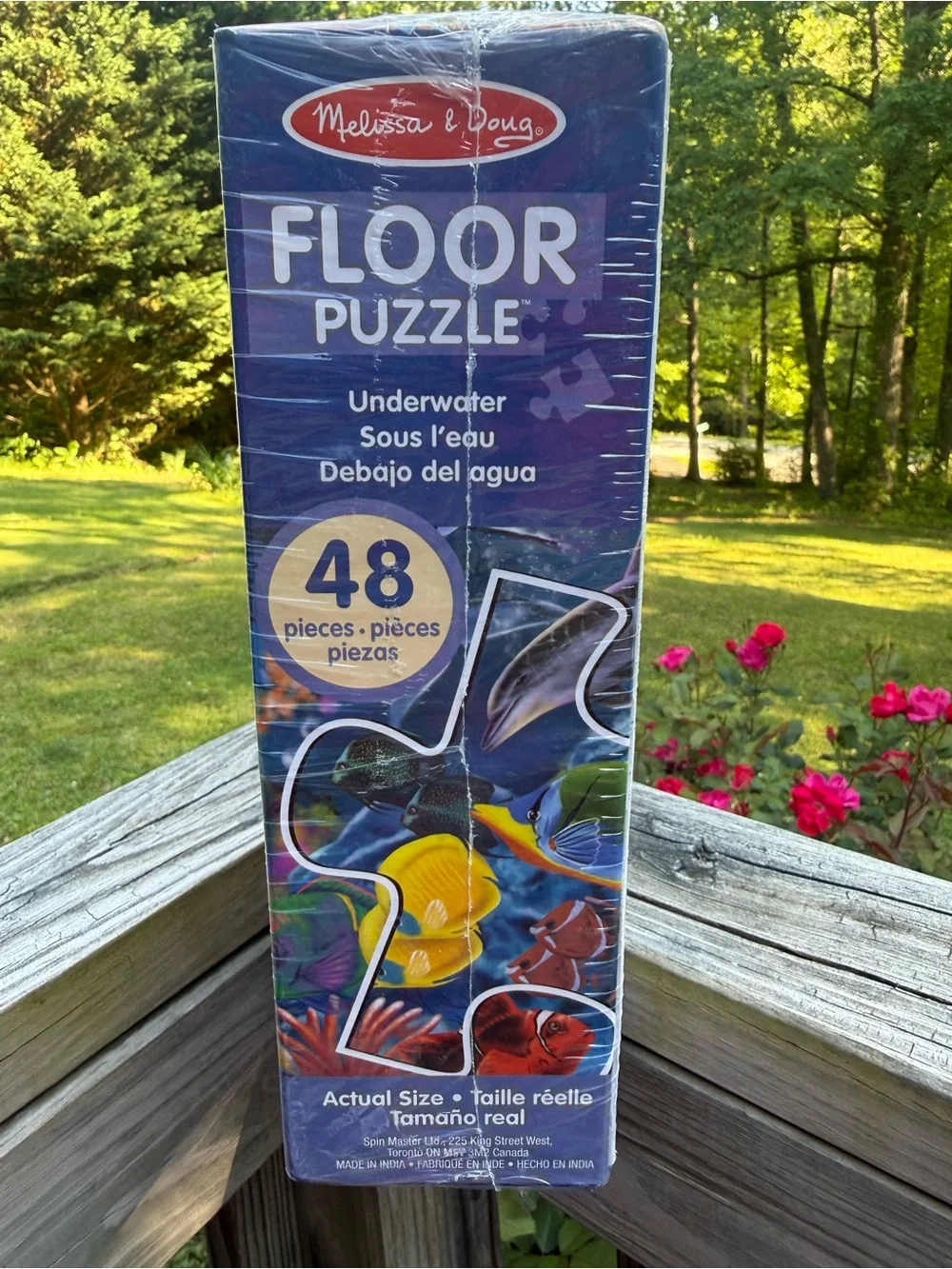Melissa & Doug Blue Underwater Floor Puzzle - 48 Pieces